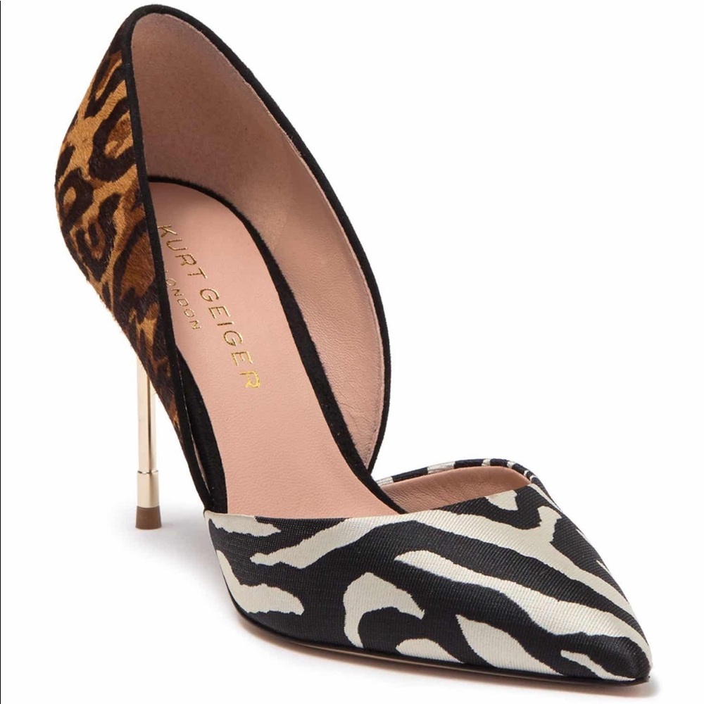 COPY - NWT Kurt Geiger Bond 90 Genuine Calf Hair …